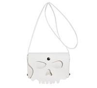 Halloween Purse - Black PU Leather Skull Hollow Gothic Festival Bag