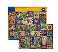 Halloween Puzzle All'uncinetto,1000 Pezzi Puzzle Horror all'Uncinetto di Halloween | Giochi Interattivi da Tavolo con Enigmi Mentali Divertente per Collezionisti Uomini Donne Libreria Aula Compleanno