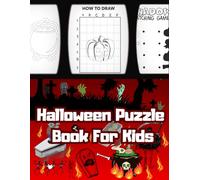 Halloween Puzzle Book For Kids: Dot to Dot Activity for Ages 4-8 with Fun Pages and More to Enjoy