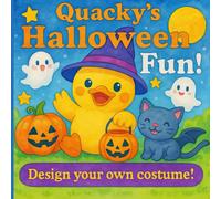 Halloween Quacky Days: A Cute Duck-Themed Coloring & Activity Book: Spooky-Silly Fun with Quacky & Friends - Perfect for Creative Kids Ages 4-8