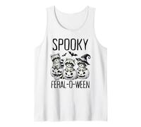 Halloween Racoon Zucche Divertenti Spettrali E Feral Canotta