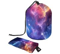 Halloween Ragnatela e Ragni 1_137 Borsa cosmetica con coulisse Organizzatore Multifunzionale per Trucchi e Articoli da toeletta, Multicolore 04, 9.9x6.9in/25.2x17.6cm;6x3.5in/15.2x8.8cm