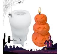 Halloween Resin Molds, Silicone Soap Mould Set, Easy Release Spooky Craft Mold Epoxy Resin, Aromatherapy Wax, Ideal for Decoration Making, Art Projects, Classroom Activities, Crafting