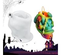 Halloween Resin Molds, Silicone Soap Mould Set, Easy Release Spooky Craft Mold Epoxy Resin, Aromatherapy Wax, Ideal for Decoration Making, Art Projects, Classroom Activities, Crafting