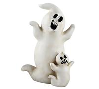 Halloween Resin Sculpture - Horror Ghost Cat Figurine, Spooky Pumpkin Witch Statue | Creative Resin Model With Fine Crafted Feature, Haunted Centerpiece Table Decor For Parties Indoor Holiday