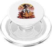 Halloween Retro German Shorthaired Pointer Dog GSP PopSockets PopGrip per MagSafe