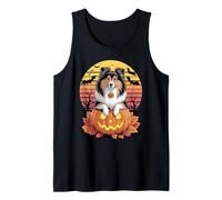 Halloween Retro Shetland Sheepdog Sheltie Canotta
