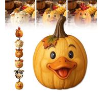 Halloween Ringraziamento Decor Carino Animale Zucca Figurine Statue Resina Raccolta Decorazione Per Autunno Natale