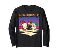 Halloween Ringraziamento Natale Felice HalloThank mas Gnomes Maglia a Manica