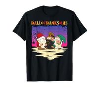 Halloween Ringraziamento Natale Felice HalloThank mas Gnomes Maglietta