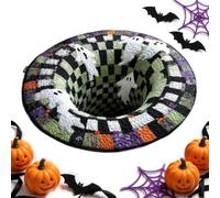 Halloween Round Rug Spooky Scary Soft Home Decoration Carpet