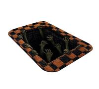 Halloween Rug, Gothic Carpet, Soft Floor Mat, Dark Illusion, Home Decor