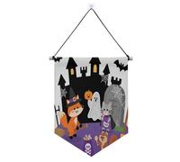 Halloween Safari Carnevale appeso banner con asta telescopica Banner appeso decorazioni per feste per Festival & giorno speciale suministros para fiesta de a?o nuevo