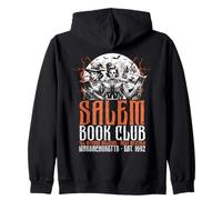 Halloween Salem Club del Libro Strega Spettrale Stagione Felpa con Cappuccio