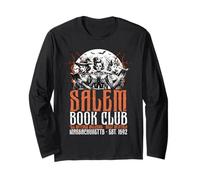 Halloween Salem Club del Libro Strega Spettrale Stagione Maglia a Manica
