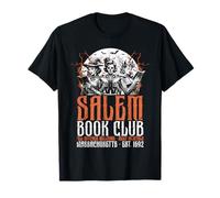 Halloween Salem Club del Libro Strega Spettrale Stagione Maglietta