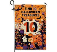 Halloween Scavenger Hunt Activity Pumpkins Garden Flag 30,5 x 45,7 cm
