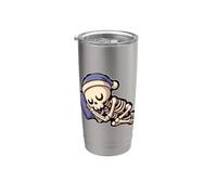 Halloween scheletro ad Bicchiere termico in acciaio inox doppia parete