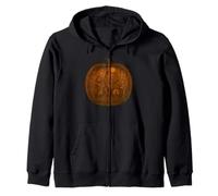 Halloween, scheletro, banda, giocare, in, stregato, palude Felpa con Cappuccio