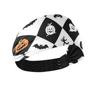 Halloween Scheletro Bianco Raffreddamento fascia per le donne Capelli elastici per il lavaggio viso tennis Ciclismo Palestra cintillos de pelo para mujeres