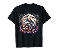 Halloween Scheletro Rana Creepy Spooky Animale Grafica Maglietta