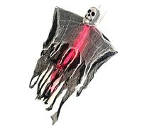 Halloween Scheletro Spettro Con Luce Appeso Ornamento Per Festività Vacanze Haunts Decorazione Della Casa Illuminato Cranio Ornamento Halloween Scheletro Per Il Partito