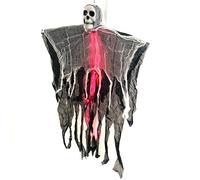 Halloween Scheletro Spettro Con Luce Cranio Spettro Ornamento Appeso Specters Forniture per il Partito Per La Decorazione di Vacanza Illuminato Skull Ornamento Halloween Scheletro