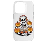 Halloween Scheletro Suonatore di Bongo Bongos Custodia per iPhone 14 Pro