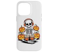 Halloween Scheletro Suonatore di Bongo Bongos Custodia per iPhone 14 Pro Max