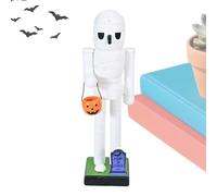 Halloween Schiaccianoci | Statuetta Schiaccianoci da Scrivania | Figurine Halloween per Riempitivi Sacchetti di per Esposizione Domestica Mensola del Caminetto