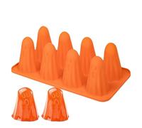 Halloween Schokoladenform - Farbe Silikonform, Halloween Schokoladenform, Orange Küchenbackform Süßigkeiten | Küchen Backdekorationszubehör Für, Schokolade, Süßigkeiten