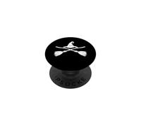 Halloween Scope Incrociate Cappello Strega Scope Incrociate PopSockets PopGrip Adesivo