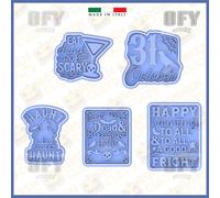 Halloween Scritte Formine Formina Cookie Cutter - Taglia biscotti ottobre 2022