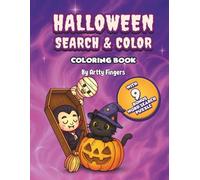 Halloween Search and Color Coloring Book: Halloween Coloring Book with Bonus Word Search Puzzle