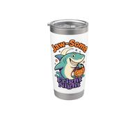 Halloween Shark - Jaw-Some Paura Notte Bicchiere termico in acciaio inox doppia parete