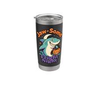 Halloween Shark - Jaw-Some Paura Notte Bicchiere termico in acciaio inox doppia parete