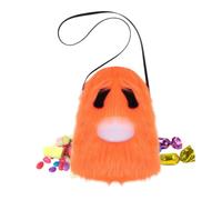 Halloween Shoulder Purse Ghost - Shape Spooky Plush Satchel Bag