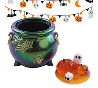 Halloween Silicone Mold Cauldron Statue, Reusable Epoxy Resin Mould, Easy Release Mold for Kids, Teens, Boys, Girls, Adults, Crafting Projects, Baking, Party Decorations, Professionals