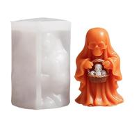 Halloween Silicone Molds - 3D Skull Ghost Candle Making Mold