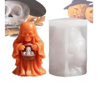 Halloween Silicone Molds | Easy Release Spooky Small Ghost | 3D Skull