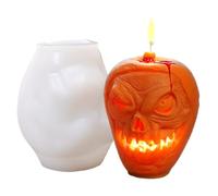 Halloween Silikonformen - Gips Silikonformen | Gruselige Bastelschablone Einfache Entformung | Harz- & Gipsformen für Dekorationen, Kerzen & Handwerksprojekte | Wiederverwendbare Flexible Form