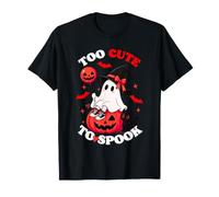 Halloween Simpatico - Fantasmino Cute Grafica Maglietta
