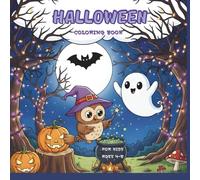 HALLOWEEN: Simple & Cute, Festive & Mystical Coloring Book for Kids