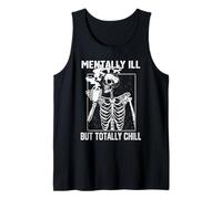 Halloween Skeleton Coffee malato di Mente ma Totalmente Rilassante Canotta