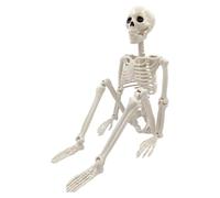 Halloween Skeleton Decorations - 90cm Full Body Skeleton Prop Decor | Spooky Skeleton Decoration for Party Bedroom Backyard Garden Haunted House Stage Carnival Performance