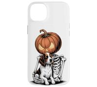 Halloween Skeleton English Springer Spaniel Custodia per iPhone 14 Plus