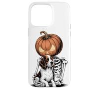 Halloween Skeleton English Springer Spaniel Custodia per iPhone 15 Pro Max