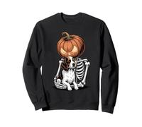Halloween Skeleton English Springer Spaniel Felpa