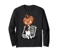 Halloween Skeleton English Springer Spaniel Maglia a Manica