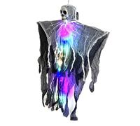 Halloween Skeleton, Flying Ghost, 31.5x24.02 Inches, Lightweight Wide Lighted Prop, Floating Ornament for Garden, Classrooms, Courtyards, Wall, Yard and Masquerade Decoration